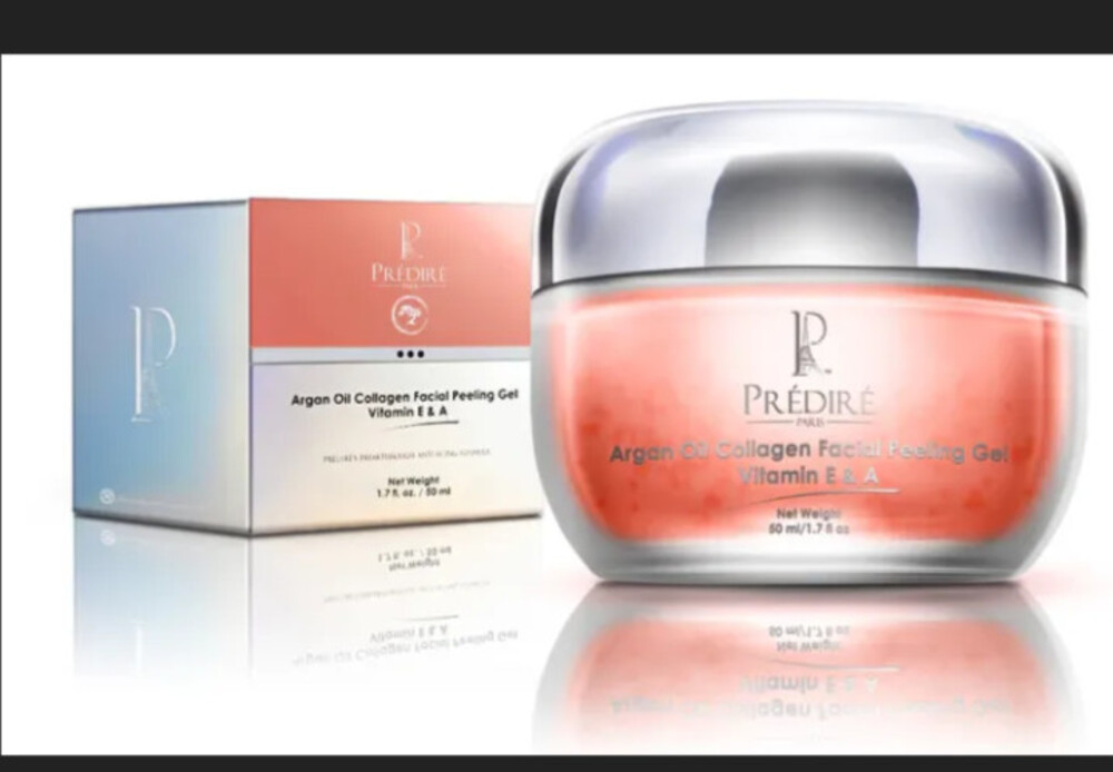 Predire Paris Argan Oil Collagen Facial Peeling Gel Vitamin E & A, 50ml